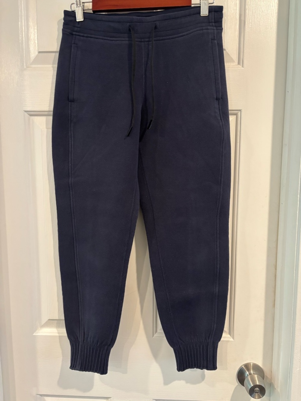 Lululemon Navy Knit Drawstring Jogger Pants